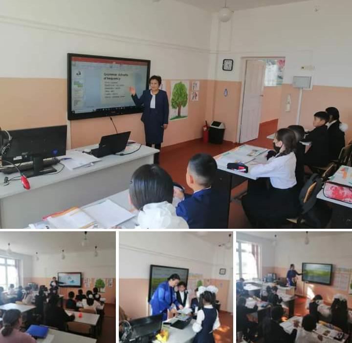Ағылшын тілі  пәнінен ашық сабақ
