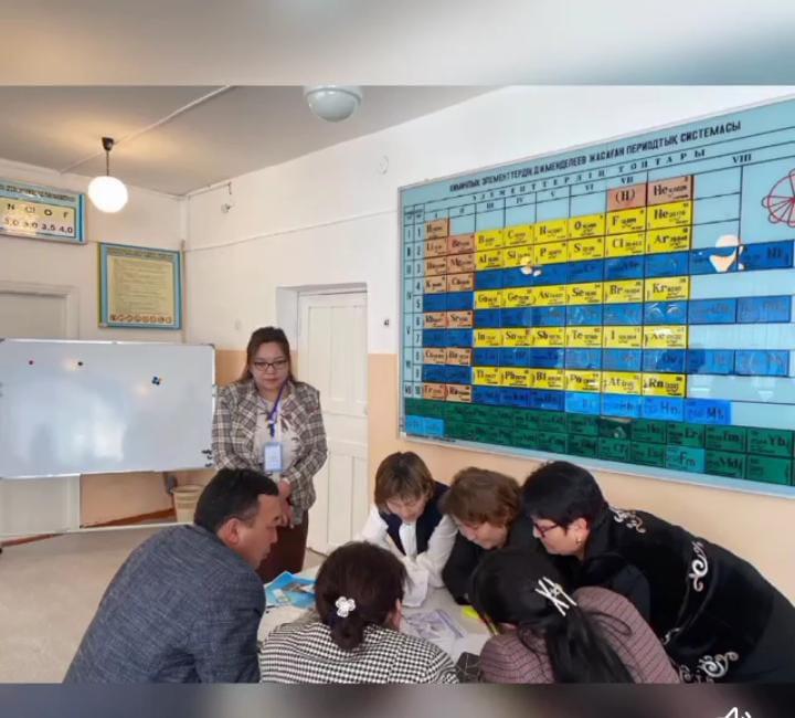 Аудандық "Инновациялық аялдама" жобасы,  мектебімізде өткізілді