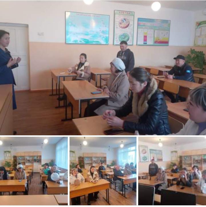 "Үйдегі қауіпсіздік " атты тақырыбында  ата-аналар жиналысы өткізілді.
