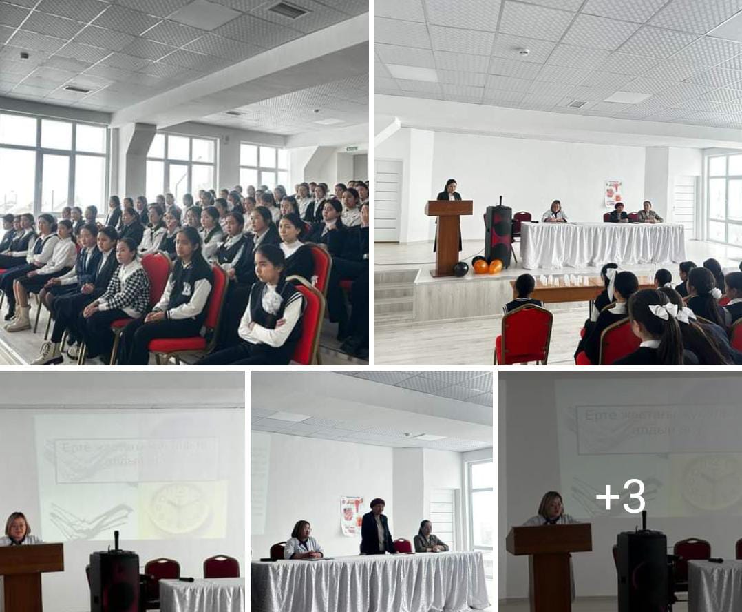 Қыздарымен дөңгелек үстел өткізілді
