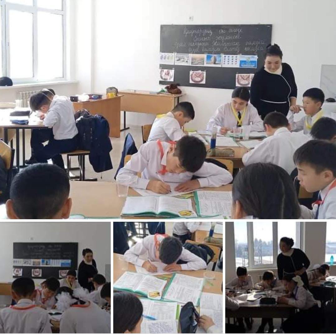 " Есімдіктің мағыналық түрлері" тақырыбында ашық сабақ өткізілді.