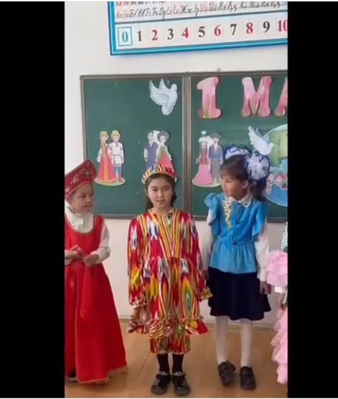 «Ынтымағы жарасқан туған өлкем Қазақстан» атты тәрбие сағаты өткізілді.